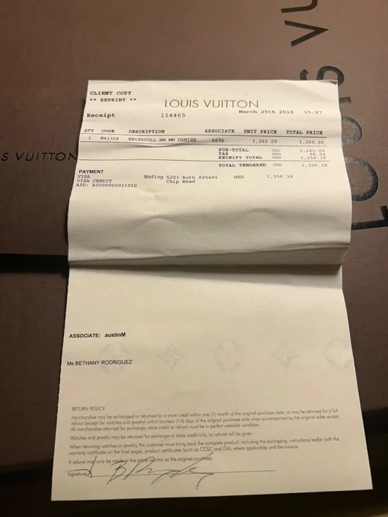 Louis Vuitton Neverfull MM Damier - Picture 6 of 7